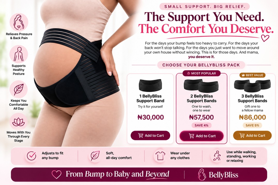BellyBliss support band pricing and delivery benefits
